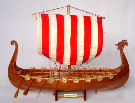Drakkar Viking Boat Model